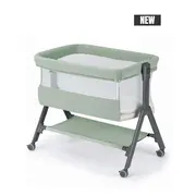 Patut, Sempreconte Air, Co-sleeper 2 In 1, Cu Laterala Culisanta, Cu Setare Unghiulara, Cu Roti, Geanta Voiaj, Reglabil In 8 Pozitii Pe Inaltime, Mint Pjbart920-t170