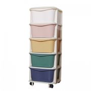 Raft cu 5 compartimente pentru depozitarea diverselor obiecte modernhome po16 - multicolor edeedipo16