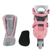 Role reglabile 2 in 1 masura 26-29, culoare roz pal funk780-210