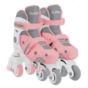 Role reglabile 2 in 1 masura 26-29, culoare roz pal funk780-210
