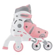Role reglabile 2 in 1 masura 26-29, culoare roz pal funk780-210