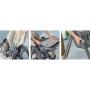 Scaun De Masa Multifunctional Pentru Bebelusi Si Copii, Cam   Pappananna Icon Air, Material Mesh Respirant 3d, Inaltime Ajustabila, Varsta 6 Luni-15 Kg, Pliabil, Centura De Siguranta In 5 Puncte, Depoz Pjbs2250-c268