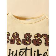 Set de 3 piese - body crem, pantaloni leopard si bentita mdtu46-r2