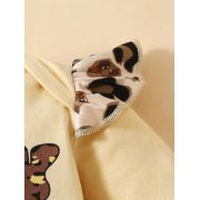 Set de 3 piese - body crem, pantaloni leopard si bentita mdtu46-r2