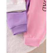 Trening fetite „i ❤️ mom & dad” – set hanorac si pantaloni colorati mbtu47-r1