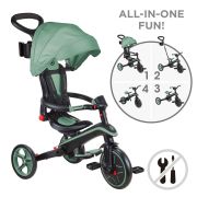 Tricicleta globber explorer 4 in 1 pliabila, culoare verde pal funk732-104