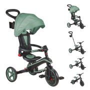 Tricicleta globber explorer 4 in 1 pliabila, culoare verde pal funk732-104