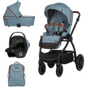 Carucior chipolino prestige 3 in 1 basil hubkkprs02505ba