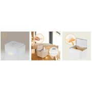 Incalzitor servetele umede, Lionelo, Babybliss, Cu 3 setari de temperatura, Loc suficient pentru un intreg pachet de servetele umede, Panou de control cu ecran tactil, Fara BPA, White BYNLOC-BABYBLISS