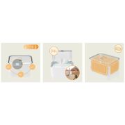 Incalzitor servetele umede, Lionelo, Babybliss, Cu 3 setari de temperatura, Loc suficient pentru un intreg pachet de servetele umede, Panou de control cu ecran tactil, Fara BPA, White BYNLOC-BABYBLISS