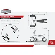 Kart BERG GO 2 Albastru