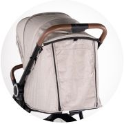 Carucior sport chipolino ultera cu husa picioare tiramisu hublkul02503tr