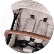 Carucior sport chipolino ultera cu husa picioare tiramisu hublkul02503tr