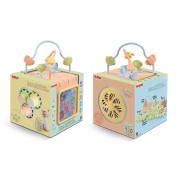 Cub 2 in 1 cu activitati - pastel
