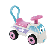 Masina fara pedale foot to floor - alb& roz