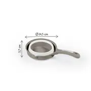 Set 3 in 1 cu cadita pliabila - gri