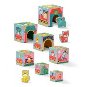 Jucarie de stivuit - turn cu figurine animale sa13142