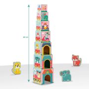 Jucarie de stivuit - turn cu figurine animale sa13142