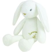 Jucarie plus jemini fosforescenta 30cm iepure luminou alb je040743