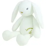 Jucarie plus jemini fosforescenta 30cm iepure luminou alb je040743