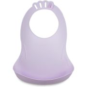 THERMOBABY Baveta pentru bebelusi cu sistem colector al hranei LILAS DNBTHE158020