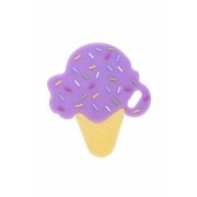 Jucarie de dentitie, Bocioland, Din silicon, Stimuleaza abilitatile motorii fine, Calmeaza durerea gingiei, 0 luni+, Ice Berry BYNBOC0516