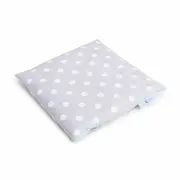 Pernuta anticolici, Bociolad, Umpluta cu samburi de cirese, Cu husa din bumbac, 20x20 cm, 0 luni+, Grey Dots BYNBOC0194
