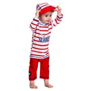 Costum de baie SeaLife red marime 98- 104 protectie UV Swimpy SUPswimpy SL6002R
