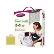Husa de calatorie 3 in 1 lime Clevamama SUPclvm_DU-7524