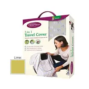 Husa de calatorie 3 in 1 lime Clevamama SUPclvm_DU-7524