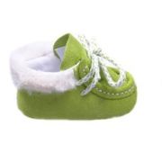 Mocasini cu blanita BabyFox Verde - FOX123654
