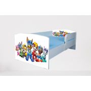 Patut Pentru Baieti 2-6 Ani Patrula Catelusilor White fara saltea PTV4615FS60