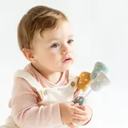 Primul Meu Zornaitor Vintage Cu Clopotei Blue Pjb21365