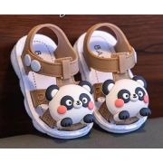 Sandalute maro pentru baietei - panda mdtui03