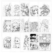 Studio profesional de colorat manga bk5439