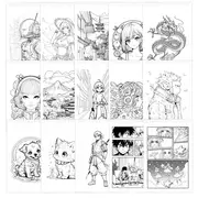 Studio profesional de colorat manga bk5439