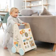 Antemergator Premergator Din Lemn Fsc Cu Activitati, Saro Baby Pjb3355