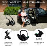CARUCIOR KINDERKRAFT NEWLY, 4 IN 1, CLASSIC BLACK VIVKSNEWL00BLK400I