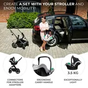 CARUCIOR KINDERKRAFT NEWLY, 4 IN 1, MOONLIGHT GREY VIVKSNEWL00GRY400I