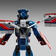 LEGO SUPER HEROES FIGURINA DE CONSTRUCTIE CAPITANUL AMERICA 76296 VIVLEGO76296
