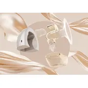 Neno perla &ndash; pompă de s&acirc;n electronică premium, fără fir, cu trei faze, &icirc;n formă de scoică nen-mam-lk015