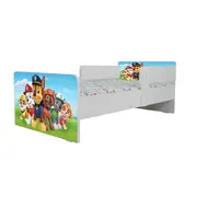 Pat Baietei Paw Patrol 2-12 Ani + Saltea Light 160x80x6 Cm- PTV6768SL