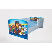 Pat Copii Paw Patrol Blue 2-12 Ani Cu Paravane Detasabile + Saltea Light - PTV4481SL