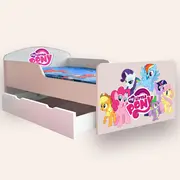 Pat Copii Pony 2-12 Ani Cu Sertar Si Saltea Cu Lana- CMG43817510109441SRTSFN80