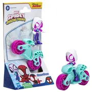 SPIDERMAN SET MOTOCICLETA SI FIGURINA GHOST SPIDER 6CM VIVF3714_F7262