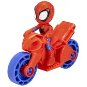 SPIDERMAN SET MOTOCICLETA SI FIGURINA SPIDEY 6CM VIVF3714_F4001
