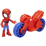 SPIDERMAN SET MOTOCICLETA SI FIGURINA SPIDEY 6CM VIVF3714_F4001