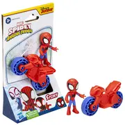 SPIDERMAN SET MOTOCICLETA SI FIGURINA SPIDEY 6CM VIVF3714_F4001