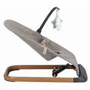 Sezlong balansoar, FreeON, Serene, Pana la 9 kg, Cu centura in 3 puncte, Spatar reglabil in 3 etape, Cu bara de jucarii, 70 x 45 x 56 cm, 0 luni+, Beige BYN84942