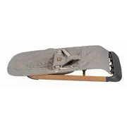 Sezlong balansoar, FreeON, Serene, Pana la 9 kg, Cu centura in 3 puncte, Spatar reglabil in 3 etape, Cu bara de jucarii, 70 x 45 x 56 cm, 0 luni+, Beige BYN84942